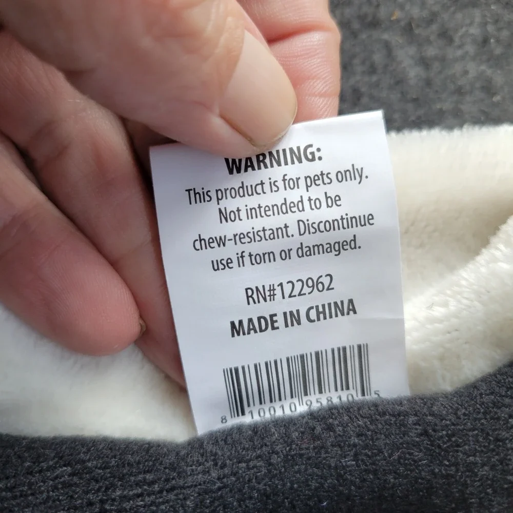 Snuggie for Dogs Fleece Coat and‎ Padded Vest Bundle Small Blue Gray Good Winter